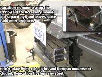 License Plate Relocator/Light Mount for JK-JL (w/o Backup Camera Mount) For Jeep JK|Jeep JL Motobilt