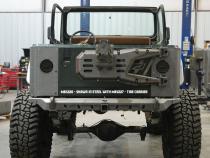 2 Inch Stretch Corner Armor for Jeep YJ Factory Tail Lights Steel Motobilt