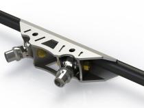 Triangulated Lower Link Mount Large For 1.75 Inch OD Round Tube Motobilt