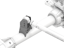 Adjustable Front Upper Link Bracket 15 Degree Angle Motobilt