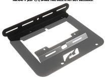 Light Mount for YJ-TJ Tag Mount MB1047 Motobilt