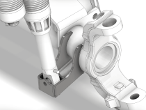 Dana 60 Coilover Strut Drop Bracket Motobilt
