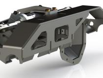 Chevy Dana 60 Front Axle Truss and Steering Mount Motobilt