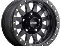 Aluminum Wheels 15x10 Double Standard MR304 Bolt Pattern 5 On 114.3 Offset -50 Lip Size 5.43 Matte Black MB Method