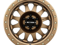 Aluminum Wheels 17x8.5 Double Standard MR304 Bolt Pattern 6 On 135 Offset 0 Lip Size 3.07 Method Bronze BRZ Method