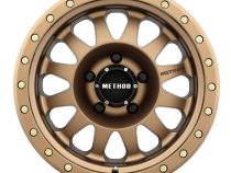 Aluminum Wheels 18x9 Double Standard MR304 Bolt Pattern 5 On 150 Offset 25 Lip Size 2.44 Method Bronze BRZ Method