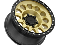 Aluminum Wheels 17x8.5 MR315 Bolt Pattern 6 On 135 Offset 0 Lip Size 1.65 Gold GD Black Street Loc Method