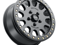 Aluminum Wheels 15x6 MR401 Beadlock UTV Bolt Pattern 5 On 114.3 Offset 49 Lip Size 0 Matte Black MB Method