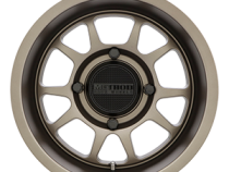 Aluminum Wheels 15x7 MR409 Bead Grip UTV Bolt Pattern 4 On 156 Offset 13 Lip Size 2.95 Steel Grey GY Method