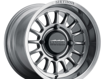 Aluminum Wheels 15x10 MR411 Bead Grip UTV Bolt Pattern 4 On 156 Offset 25 Lip Size 3.23 Gloss Titanium SL Method