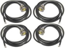 (4-Pack) - LED Bolt light - 3 watt, Cool White, Stainless Steel, 11mm, Silver Artec Industries