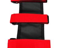 Fire Extinguisher Holder For Padded Roll Bars Webbing Red Bartact