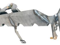 Currectlync JL/JT High Steer Front Trac Bar Relocation and Ram Assist Steering Mount Axle Bracket