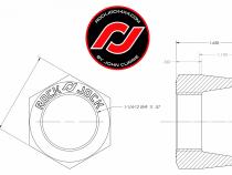 RockNut Kit (Nut and Bung) 1 1/4 Inch RH Thread RockJock 4X4