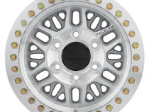 Aluminum Wheels 17x9 Ryno Cast Beadlock RT951M Machined Silver Machined Beadlock Ring -12 Offset 5 on 127 Bolt Pattern 83.82 Bore Raceline