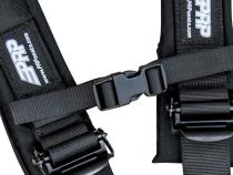 1 Inch Sternum Strap for Harnesses Black PRP Seats