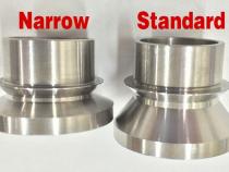 Short 7/8 Inch High Misalignment Spacers SS 3/4 Inch Pair  Artec Industries