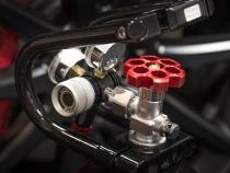 Six Shooter Aluminum Tank Knobs Royal Purple Power Tank