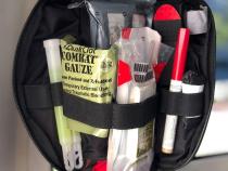 Roll Bar IFAK Kit Pouch MOLLE Back 1000d Cordura Nylon PALS Compatible Black Bartact