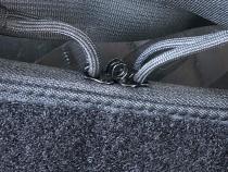 Molle Modular Seat Back Molle Panel Pouch System W/ 2 Zippered Pockets Bartact