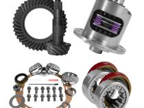8.5 inch GM 3.42 Rear Ring and Pinion Install Kit 30 Spline Positraction Axle Bearings and Seals USA Standard