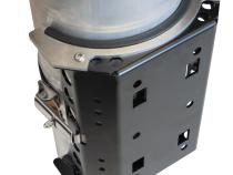 6 LB Propane Tank Bracket Satin Black Power Tank
