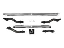 Heavy Duty Polished Aluminum Tie Rod and Drag Link Axle Swap Kit Dynatrac 68 Inch Jeep JK 2.5T Note: This No-Flip kit is for Axle Upgrade Options Only Apex Chassis