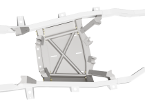 Double Triangulated 4 Link Suspension Mounting System for Jeep YJ/TJ/LJ Motobilt
