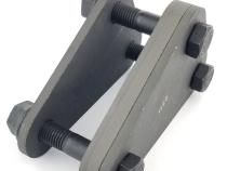 Apex Chassis Heavy Duty Steering Stabilizer Bracket Fits: Jeep Wrangler JL Gladiator JT in OE location At Passenger Side Tie Rod End