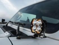 Squadron 2.0 Sport A-Pillar Light Kit Jeep 2018-26 Wrangler JL 2020-26 Gladiator JT Toggle Baja Designs